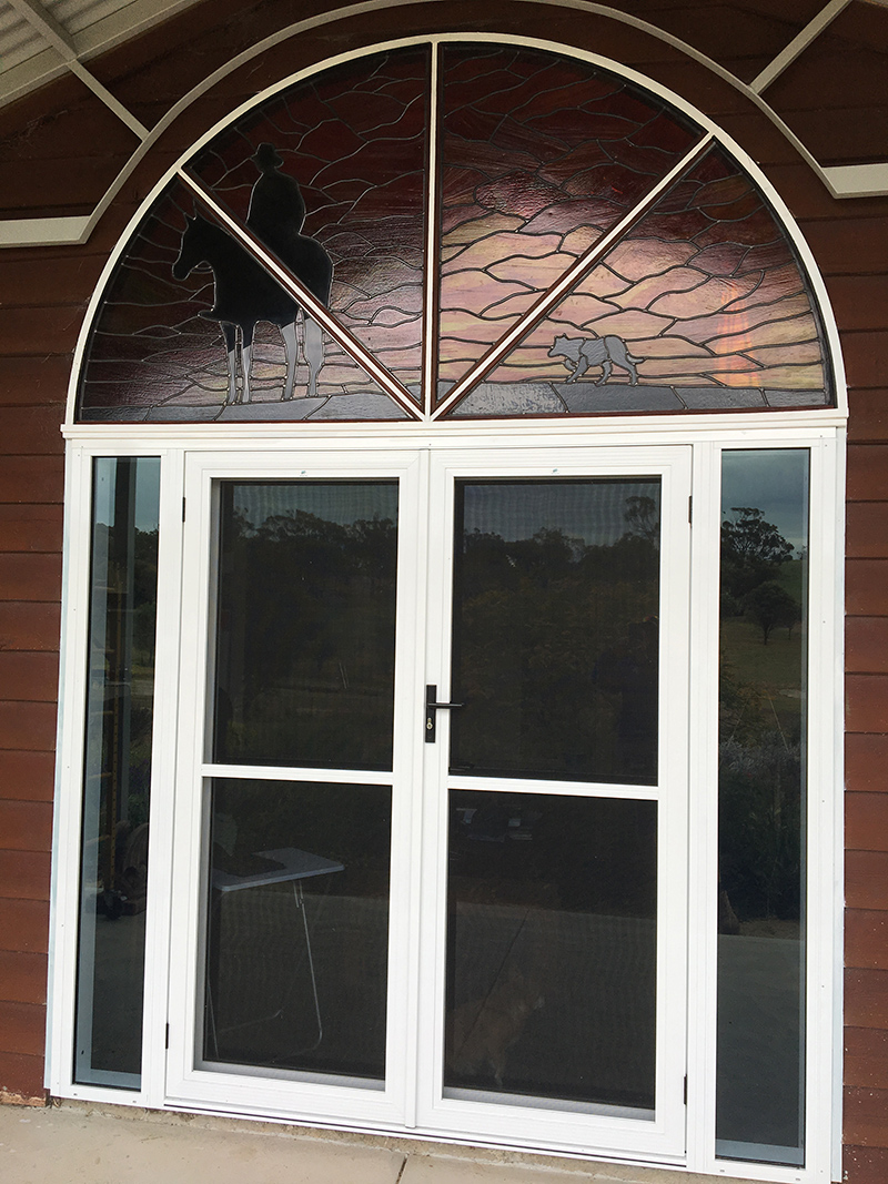 French Door With Leadlight